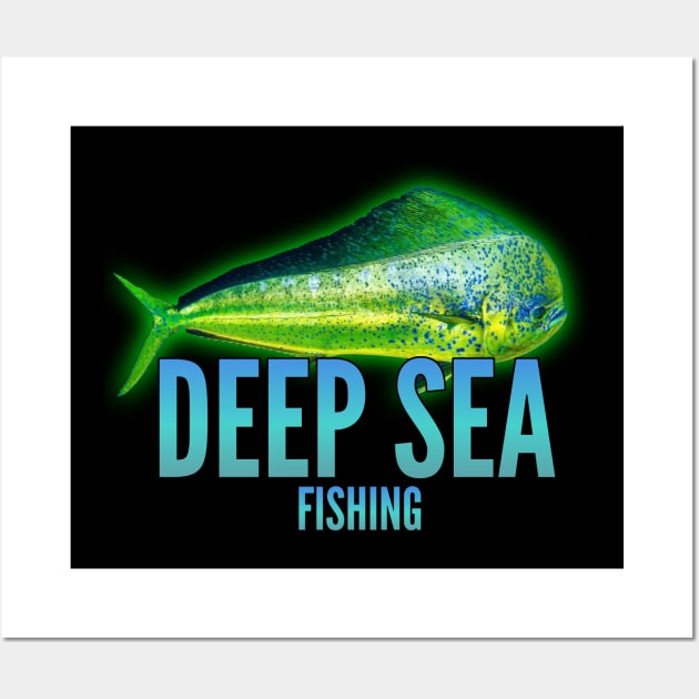 Deep sea fishing designs Wall Art by Coreoceanart